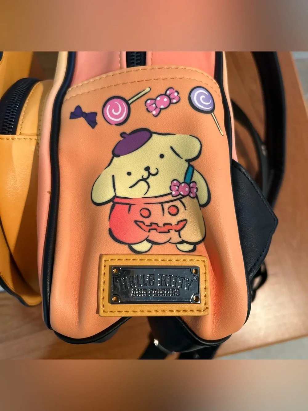 Sanrio Orange Halloween Pumpkin Character Backpack